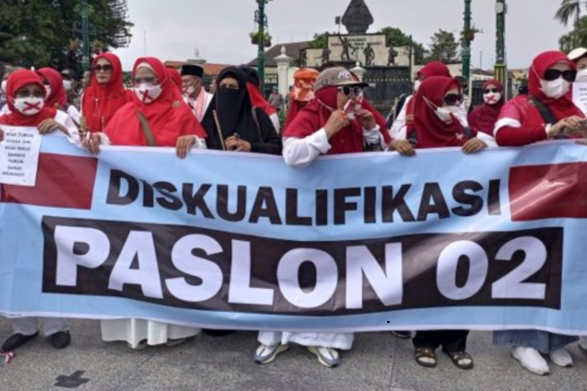 Demo Tolak Kecurangan Pemilu di Yogyakarta, Ratusan Pendukung Anies - Ganjar Berkumpul.