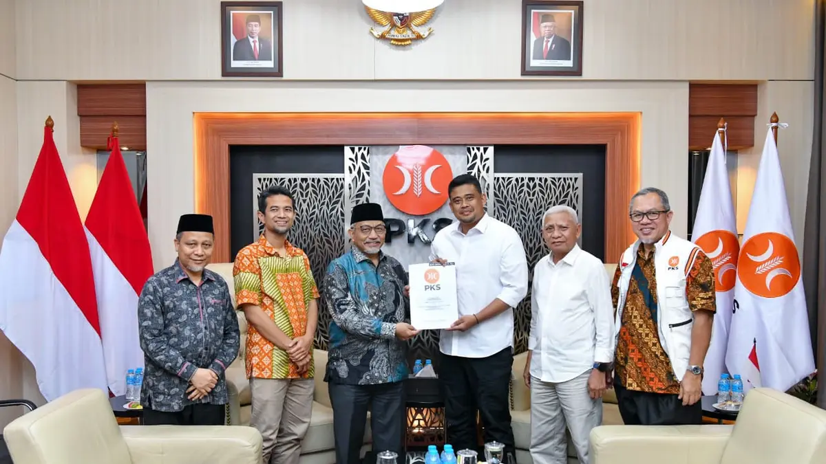 PKS Usung Bobby Nasution Prabowo Laporkan Hasil Kunker